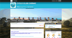 Desktop Screenshot of cyclo-club-carnac.org